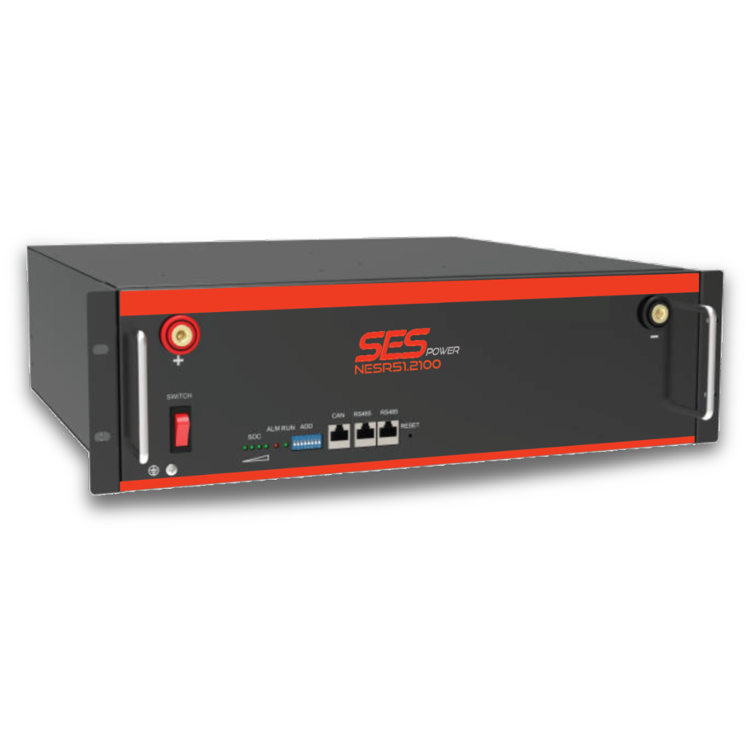SES Power 51.2V 100Ah Rack Mount Lithium Battery for Solar Energy 