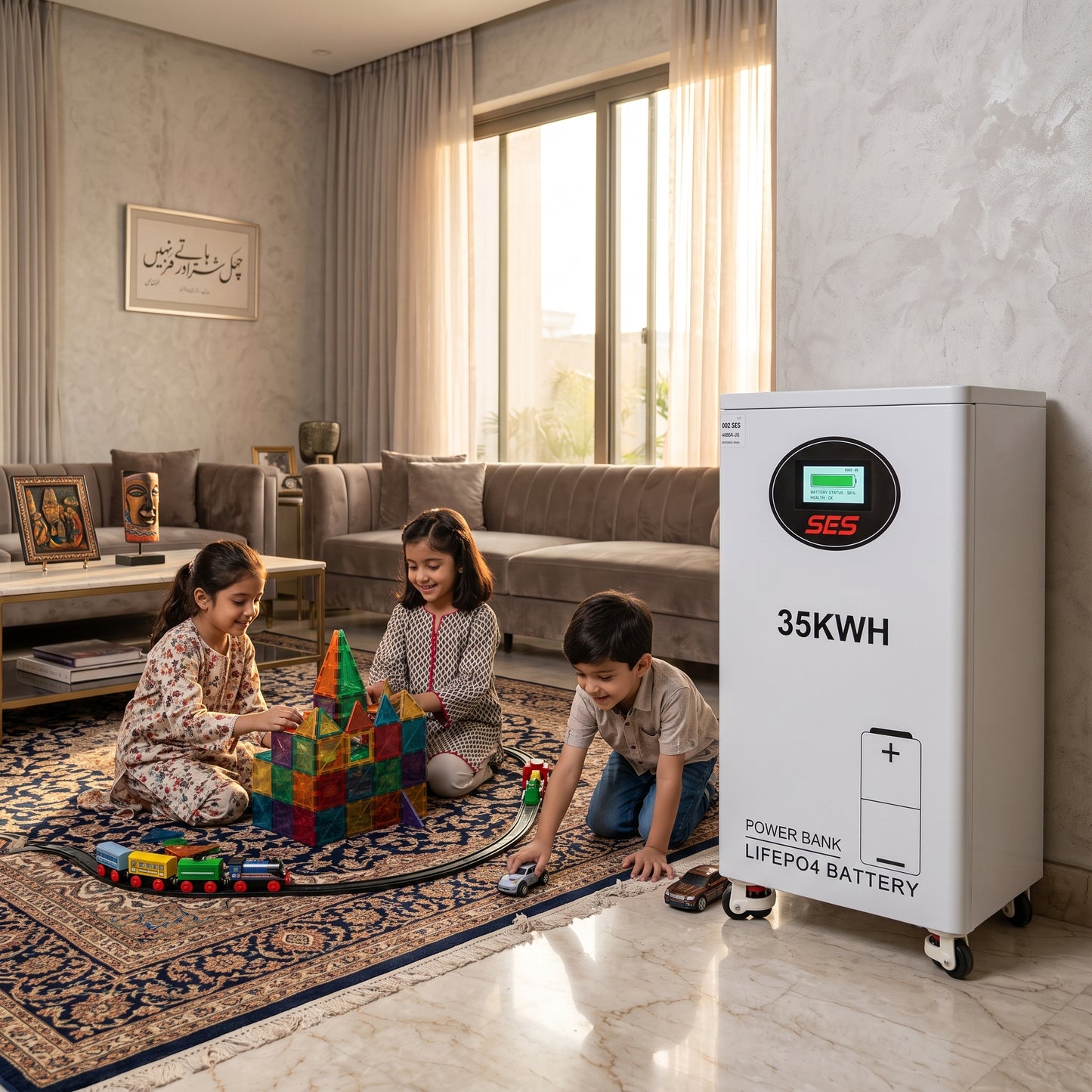 SES Power 35kWh Lithium Battery - 51.2V 684Ah