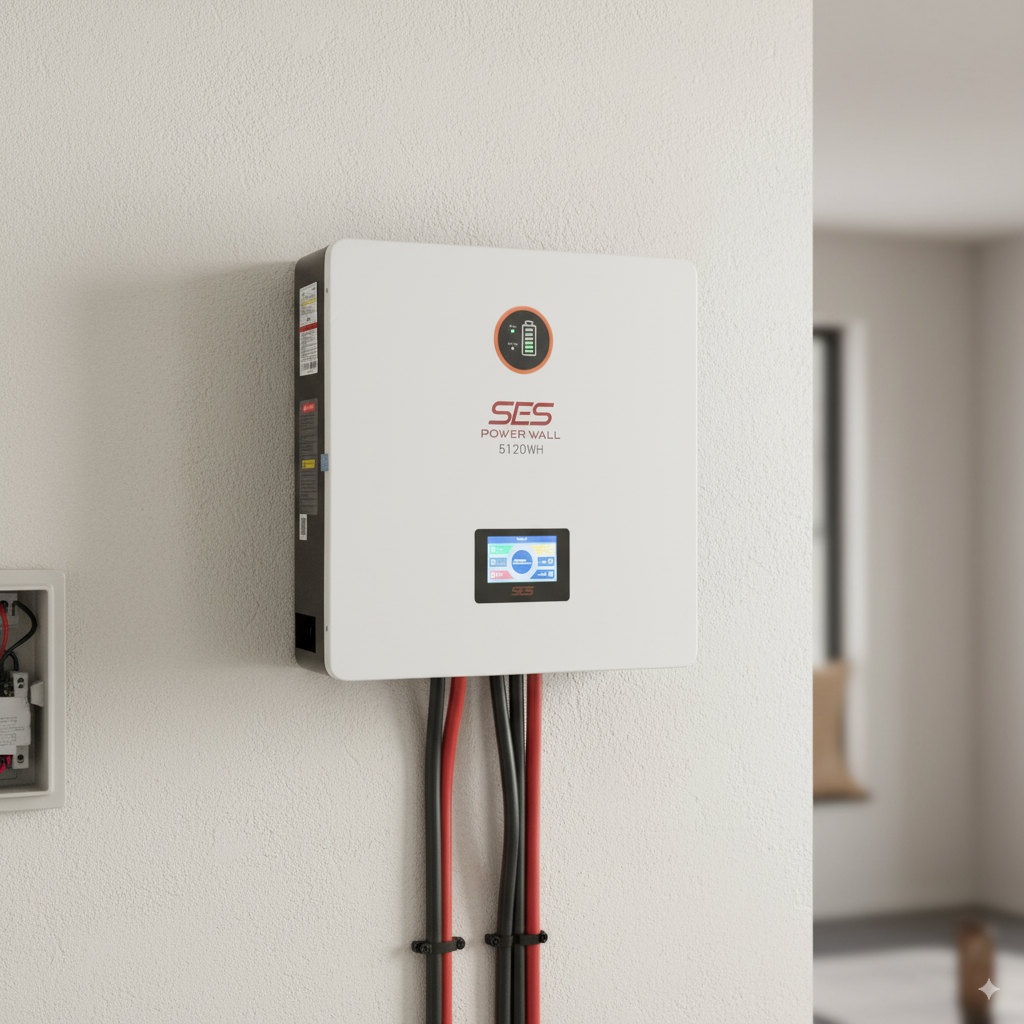 SES Powerwall IP21 — 5kWh Indoor Lithium Battery 51.2V 102Ah