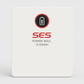 Front view of SES Power Wall 5.12kWh lithium battery for home energy storage