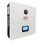 SES Power Wall 5120WH lithium battery unit with LCD display, isolated on white background