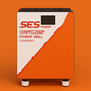 Stylized SES Power Wall 51.2V 150Ah 7680Wh – Modern lithium battery for home solar storage